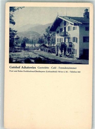 Fischbachau Gasthaus Gutshof Achatswies