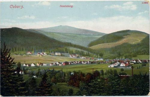 1912 Tabarz, Thüringen, Ansicht mit Inselsberg,Ad. Neumann