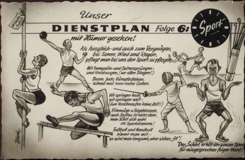 um 1950/60 Bundeswehr-Humor,Paul Böhm