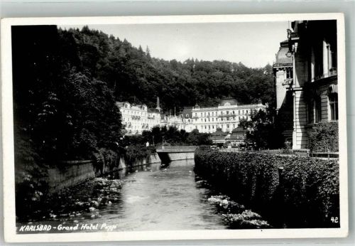 Karlovy Vary 1942 Grand Hotel Puppe