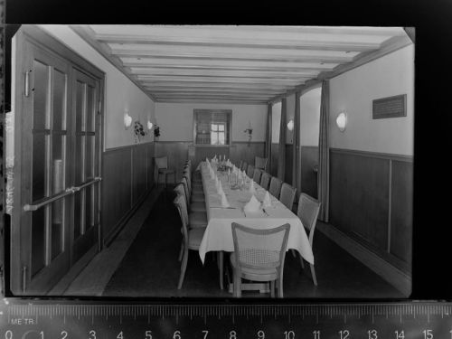 54470 W5550 Lieser GLASNEGATIV Hotel Mehn