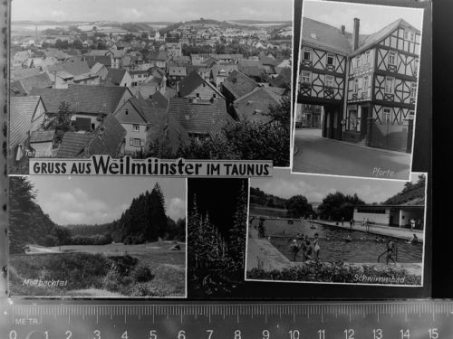 Weilmünster Mehrfachbildkarte