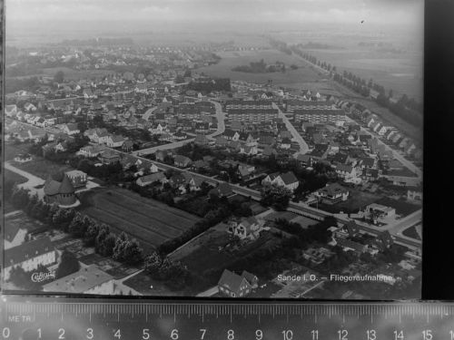 26452 W2945 Sande , Kr Friesl GLASNEGATIV