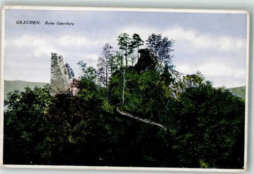 Krupka 1943 Burg ruine Geierburg
