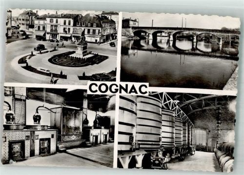 Cognac Denkmal Place Francois Distellerie Fabrik