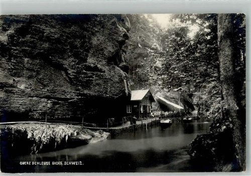 Hinterhermsdorf Gasthaus Obere Schleuse Sächs. Schweiz