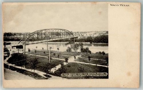 Austin Waco Iron Bridge over Brazos River