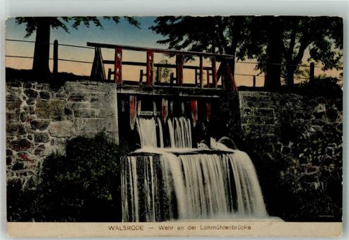 Walsrode 1915 Wehr Lohmühlenbrücke