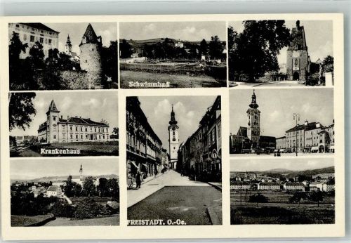 Freistadt Krankenhaus Schwimmbad Marktplatz