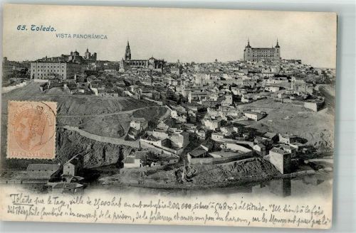 Toledo Panorama Marke bildseitig