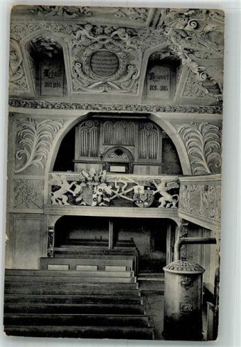 Greifenstein Inneres der Schlosskirche Greifenstein Kirchenorgel