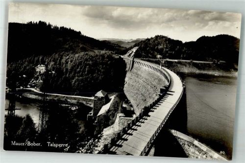 Mauer 1929 Talsperre Bober
