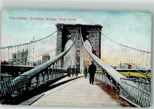 New York City Brooklyn Bridge the Cabels