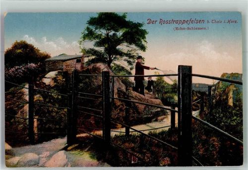 Thale Rosstrappefelsen Echo-Schießen