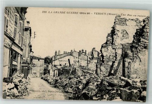 Verdun WK I 1914-18 Trümmer