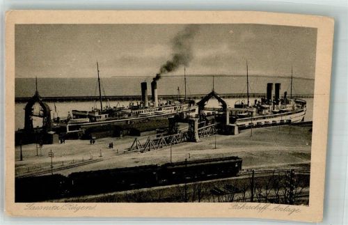 Sassnitz 1923 Fährhafen
