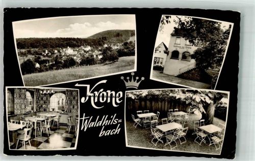 Waldhilsbach Gasthaus zur Krone Gastraum Terrasse