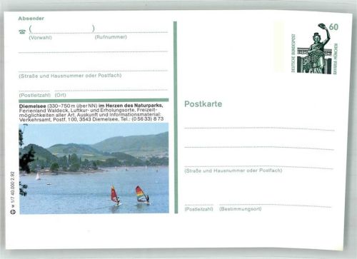 Diemelsee Luftkurort Naturpark Segelboot Surfen