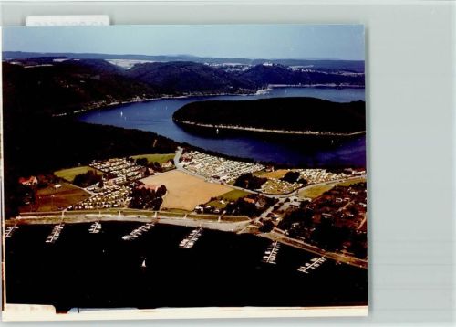 Edersee Luftaufnahme Campingplatz Hafen