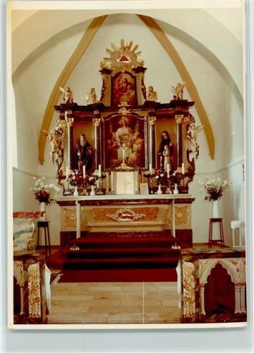 49196 W4518 Remsede FOTO KEINE AK Kath. Kirche St. Antonius Innenaufnahme Hauptaltar