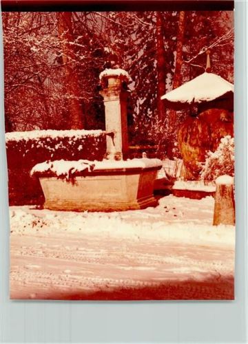 Sulzburg Brunnen Winter