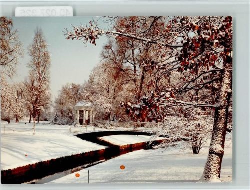 Bad Salzuflen Leopold-Thermalsprudel im Kurpark Winter