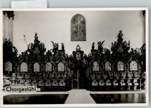 Zwiefalten Münster Innenaufnahme Chorgestühl