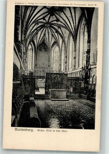 Marienburg Kirche Chor