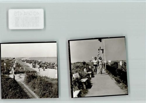 24398 W2343 Schönhagen , Schwansen FOTO KEINE AK Strand Strandköbe Promenade