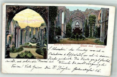 Lippstadt 1902 Ansicht der Stiftskirche