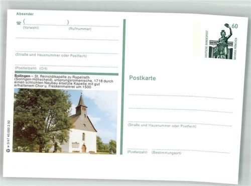 Solingen St. Reinoldikapelle zu Rupelrath