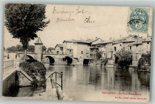 Bar-le-Duc Le Pont Notre-Dame Marke bildseitig
