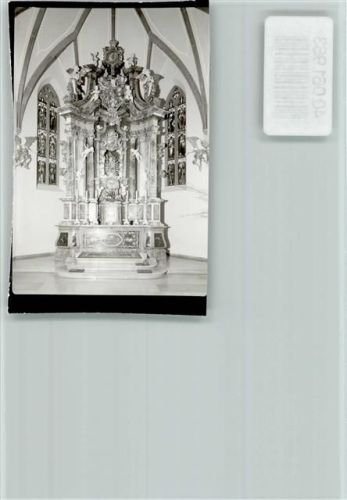 Ottersweier Wallfahrtskirche Maria Linden Innenaufnahme
