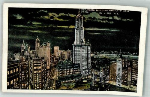 New York City Woolworth Building City Hall Park