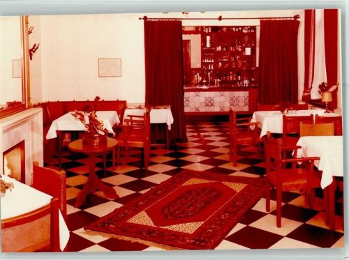 59329 W4724 Wadersloh FOTO KEINE AK Hotel Bomke Innenaufnahme Gastraum Bar