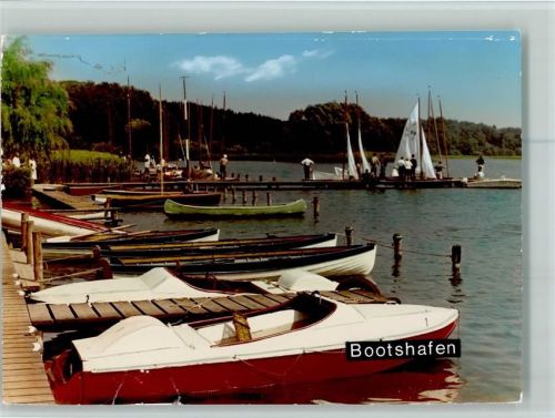Eutin Bootshafen Segelboot