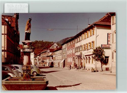 77709 W7620 Wolfach FOTO KEINE AK Hotel Kreuz Brunnen