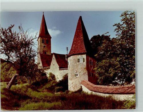 Greding Partie an der Stadtmauer
