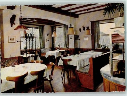Hambach Gasthaus Pension Burgschänke Innenaufnahme Gastraum