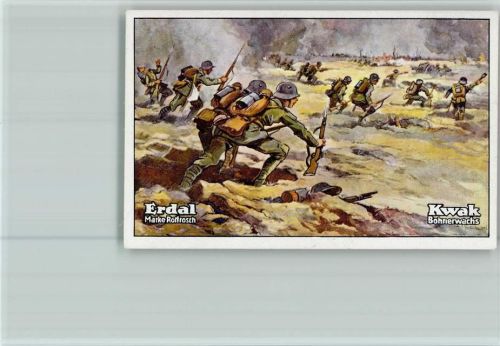 Großangriff im März Erdal-Kwak Sammelbild Serie15 Weltkrieg AKU2