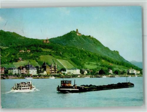Königswinter Kohleschiff am Drachenfels