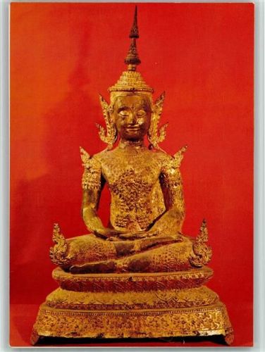 2 AK von Buddha Statuen - kl. Fehler -
