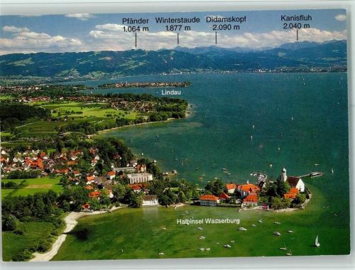 Wasserburg Luftaufnahme Halbinsel