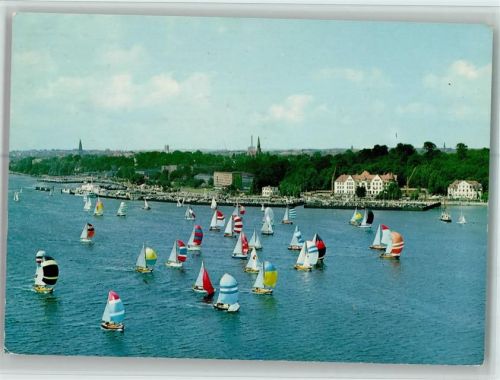 Kiel 1972 Start zur Segelregatta Olympische Segelregatta