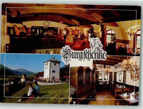 Grän Café Restaurant Burgschenke Innenaufnahme 3-Bildaufnahme