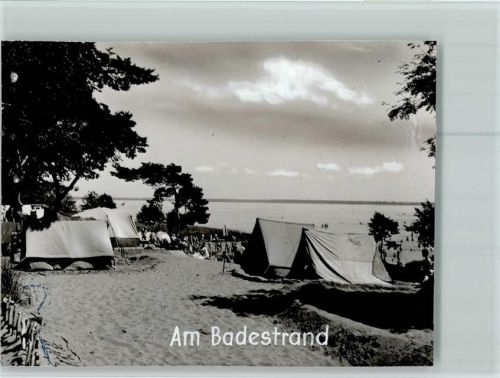 Steinhude Steinhuder Meer Am Badestrand Zelte