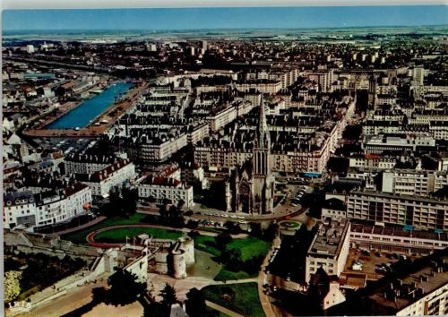 Caen Luftaufnahme