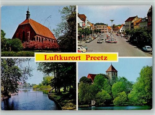 Preetz Kloster Ev. Kirche Kirchsee Marktplatz Auto Mercedes VW Golf