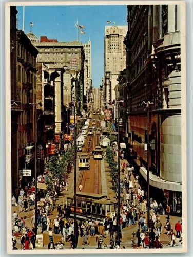 San Francisco Manx Hotel und Hotel Powell Cable Cars am Market Corner