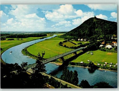 Porta Westfalica Campingplatz unter dem Kaiser Wilhelm Denkmal